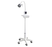 Lampada Medica da Pavimento per Visita ginecologica chirurgica, 67 Pollici LED Tipo Mobile in Piedi, Rotazione a 360°, Collo D'Oca Flessibile, per Trattamento ambulatoriale, su