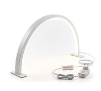 Lampada Mezza Luna Estetica ad Arco da Tavolo per Unghie, 48W, 75x37x13 cm