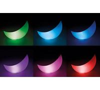 LAMPADA MEZZA LUNA GALLEGGIANTE INTEX 135x43x89 batterie ricaricabili
