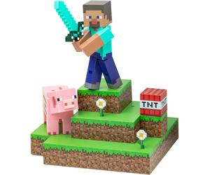 Lampada Minecraft - Steve & Pig Diorama Light Lamp 30 cm Paladone