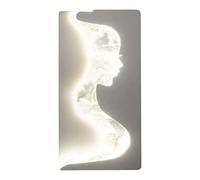 Lampada Moderna a Monte a Parete, sconde murale da 18 W Dimmabile Dimpabile Sconce ACRILICA LED ACRILICA LED Molto Alimenti INFITE INFITE INFITE INFIERE per LA Camera del SOGGIORO Camera BADICE