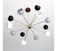 Lampada Moderna Stile Stilnovo Sputnik 12 Luci Lampadario Multicolore