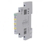Lampada modulare trifase giallo led slim 1/2 modulo 230V LK-703Y