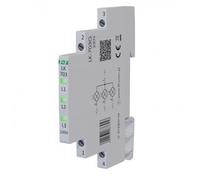 Lampada modulare trifase verde led slim 1/2 modulo 230V LK-703G