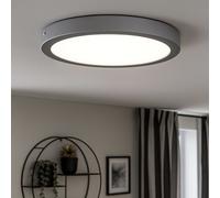 Lampada Montaggio Soffitto Plafoniera Deckenpanel Luce Bagno Tondo Cromo 1 LED D [EEK: Inaditato]