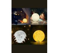 LAMPADA MOON LIGHT 3D LUCE NOTTURNA DIAMETRO 8-20CM COLORI CON TOCCO SPL [EEK: N.D]