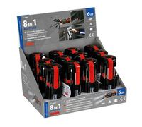 Lampada Multiuso 8 in 1, Set di cacciaviti con torcia LED 12 pz