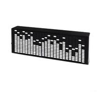 Lampada musicale a LED RGB con visualizzazione dello spettro, rilevamento del suono e indicatore del livello del volume per l'installazione domestica (bianco)