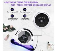 LAMPADA NAILS LED UV 120W GEL UNGHIE FORNETTO PROFESSIONALE SEMIPERMANENTE
