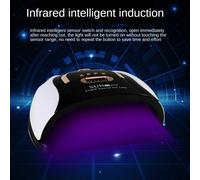 LAMPADA NAILS LED UV GEL UNGHIE 256W PROFESSIONALE RICOSTRUZIONE SEMIPERMANENTE