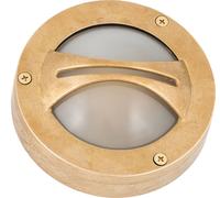 Lampada Nave Esterno IP64 Di Ottone Ø14cm GX53 da Parete Terrazza Casa Porta
