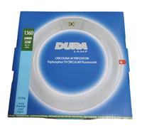 LAMPADA NEON CIRCOLARE DURALAMP FLUORESCENTE 22W LUCE BIANCA 6500K STARTER OMAGG