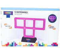 LAMPADA NEON TETRIS PURPLE TETRIMINO T VIDEOGAMES - LAMPADE