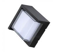 LAMPADA NERA QUADRATA 7W PARETE BIANCO CALDO IP65 CON TETTUCCIO VT-831 -LED218610 V-TAC