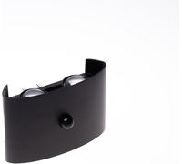 Lampada notturna a LED, 4 W, in alluminio, con presa a parete, con sensore di movimento e crepuscolare, applique plug & play, per corridoio, scala, camera, terrazza, SDB, illuminazione di sicurezza