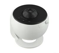 Lampada notturna con proiettore a stella, planetario rotante a 360° per camera dei bambini, lampada da soffitto per camera da letto, proiettore LED galassia (bianco e nero)