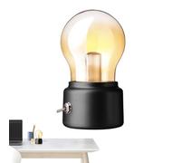 Lampada notturna da scrivania, lampada da comodino vintage USB, luce nostalgica per camera dei bambini, bar, soggiorno, camera da letto, studio