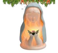 Lampada Notturna Della Madonna,Figura Luminosa Per Preghiera Devozionale | Lampada Notturna Per Il Natale | Per La Decorazione Della Casa Natale Compleanno Asilo Camera Universitaria E Comodino