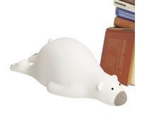 Lampada Notturna in Silicone - Orsacchiotto Con USB Ricaricabile E Luce Regolabile | Lampada Morbida Carina con Luce Regolabile - Per Comodino, Sonnellino, Nanna, Lettura, Viaggio, Hotel, Casa, Camera