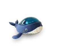 Lampada notturna luminosa e musicale Pabobo x Kid Sleep, per bambini e neonati, peluche a forma di balena, proiettore d'acqua, modello Nomad, lampada da soffitto, modello Aqua Dream, blu