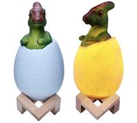 Lampada notturna uovo dinosauro LED RGB per bambini
