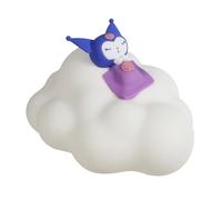 Lampada Nuvola Kuromi, Luce Notturna USB-C, Licenza Ufficiale | Lampada touch 3 livelli, corpo in vinile morbido, senza fili, ricaricabile, by Blue Sky Studios