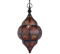 Lampada orientale marocchina - lampada a sospensione - Lampada da soffitto Layan nero 40cm- molto pratica per un ottima illuminazione - trasmettere un eccellente - raffinata decorazione