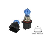 Lampada P13W 12V 13W Super White Effetto Xenon Bianca Sostituzione Philips 12277