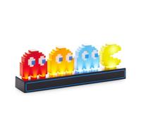 LAMPADA PAC MAN MULTICOLORE LUCI LED AMBIENTAZIONE DECORATIVA GIOCHI RETRO NOTTU