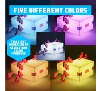 Lampada Paladone Minecraft Axolotl