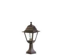Lampada Paletto da Cancello Colore Nero per Esterno Linea Mini Quadrata Sovil