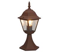 Lampada Palo da Esterno Attacco E27 in Alluminio Ruggine