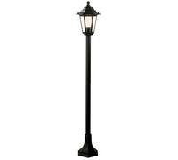 Lampada Palo Paletto per Giardino Colore Nero per Esterno Linea Mini Esagonale