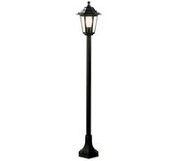 Lampada Palo Paletto per Giardino Colore Nero per Esterno Linea Mini Esagonale Sovil