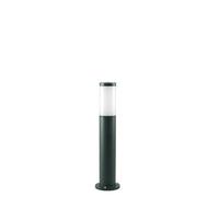Lampada Palo Tondo Basso per Giardino Colore Nero per Esterno Linea Fiammifero