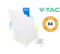 KIT LAMPADA PANNELLO LED QUADRATO 60X60 CM PLAFONIERA INCASSO LUCE FREDDA [EEK: E]