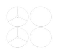 Lampada Paralume Anello 250mm Diametro Paralume Supporto Cornice 2 Set