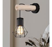 Lampada Parete a Sospensione da Pavimento Spot Metallo Wood [EEK: Inaditato]