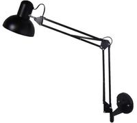Lampada parete Black Swing Industriale Luce a parete Regolabile braccio lungo Scoes Scoes Lampade Iron A braccio pieghevole Architetto Occidente a monte per la lettura della camera da letto Soggiorno