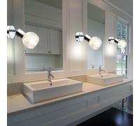 Lampada Parete Camera Letto da Spot Regolabile Vetro 3er Set [EEK: Non valutato]