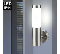 Lampada Parete da per Esterni Apparecchio Facciata LED Acciaio Inox Giardino H