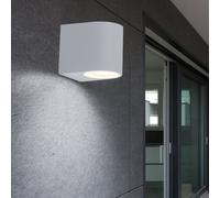 Lampada Parete Esterna da Giardino LED Patio Bianco Balcone H 9,2cm [EEK: G]