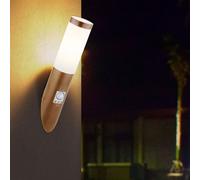 Lampada Parete Esterna Sensore di Movimento Fiaccola Lampada Patio 1 Fiamma LED