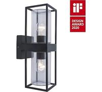 Lutec Flair 5288804012 Auenwandleuchte LED E27 80W nero (matt)