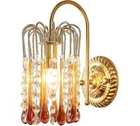 Lampada Parete in Rame Laterali Sfondo del corridoio Romantico Francese la Camera da Letto di Lusso retrò Moderna (2 Colori mutevole)