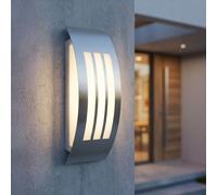 Lampada Parete LED Esterna Terrazza Giardino Cortile Illuminazione Acciaio Inox
