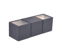 Lampada Parete LED Esterno Up Down Alluminio Antracite IP54 Balcone 8 W Luci