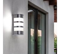 Lampada Parete LED Giardino Illuminazione Esterni Terrazzi Inox Design Hof Luci [EEK: F]