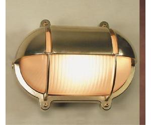 Lampada Parete LED Ottone IP54 Maritim Elegante Gigi Antico Haustür Esterna