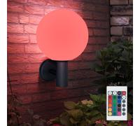Lampada Parete Luce per Esterni da Giardino Telecomando Dimmerabile RGB LED [EEK: F]
